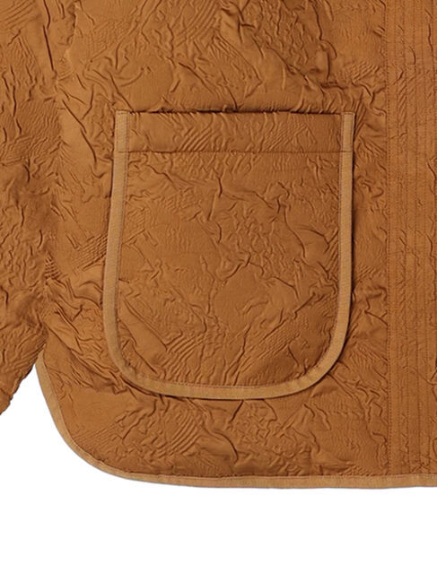 YECCA VECCA「ふくれジャガードミドル丈中綿コート」|その他|