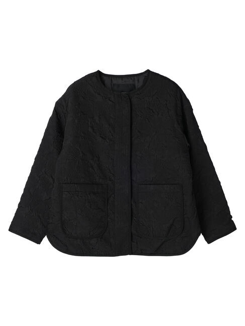 YECCA VECCA「ふくれジャガードミドル丈中綿コート」|その他|