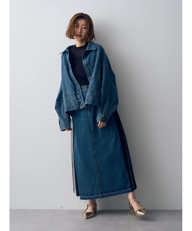 YECCA VECCA「ハイネックシアートップス」|Tシャツ・カットソー|