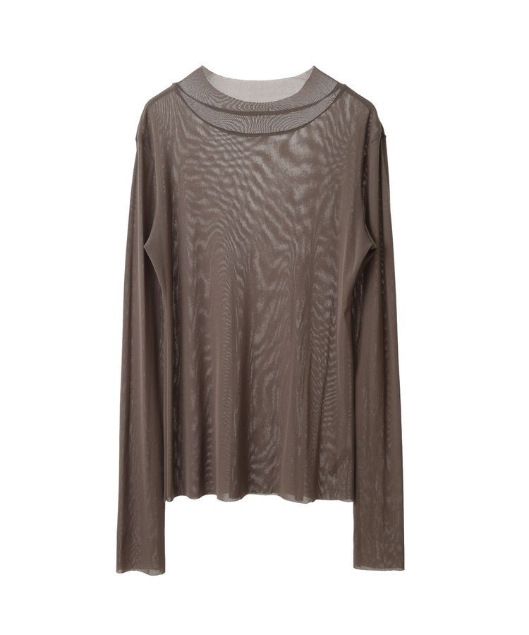 YECCA VECCA「ハイネックシアートップス」|Tシャツ・カットソー|