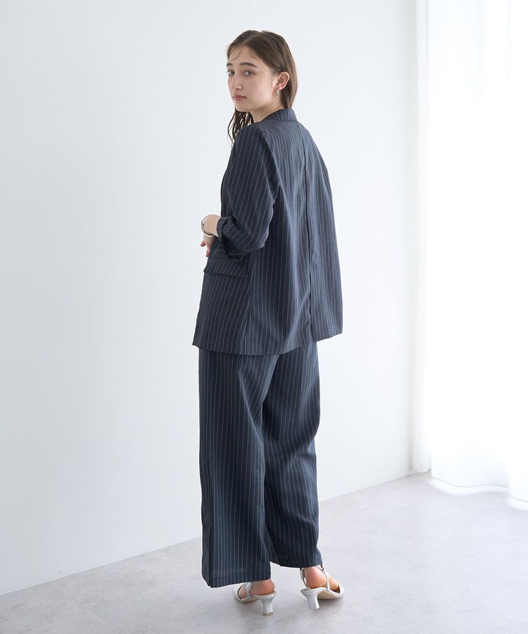 YECCA VECCA「リネンライクジャケット」|テーラードジャケット|