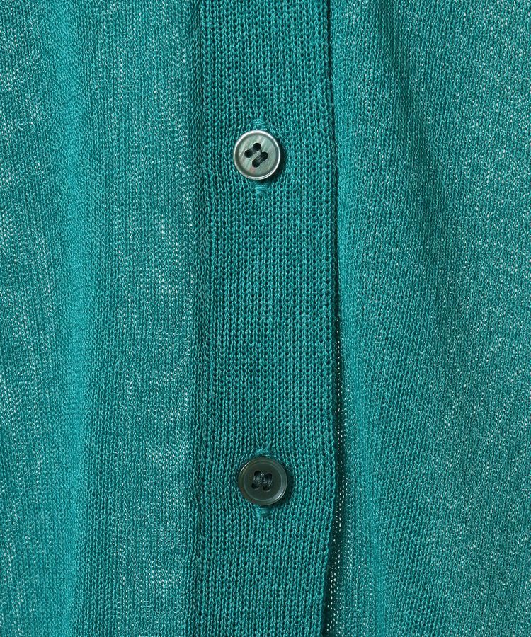 YECCA VECCA「シアーニットVネックカーディガン」|カーディガン|