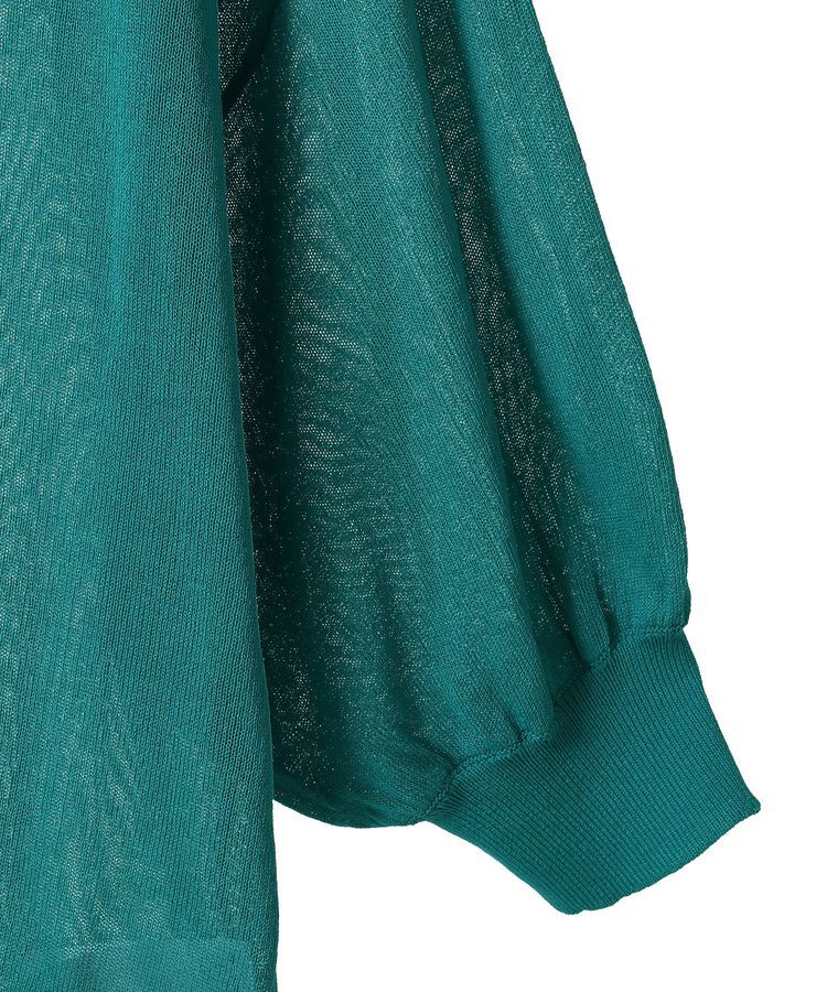 YECCA VECCA「シアーニットVネックカーディガン」|カーディガン|