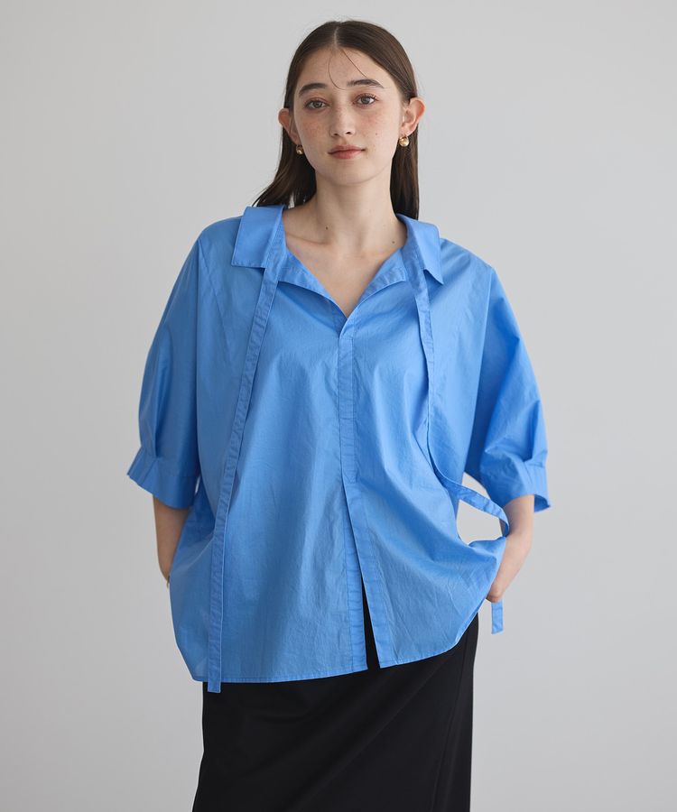 YECCA VECCA「2wayリボンドルマンシャツ」|シャツ・ブラウス|