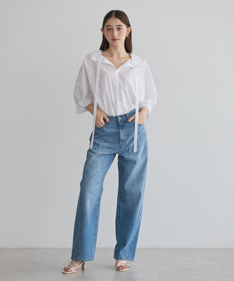 YECCA VECCA「2wayリボンドルマンシャツ」|シャツ・ブラウス|