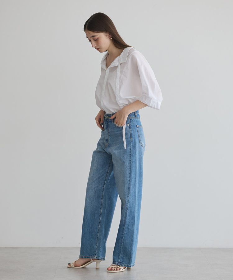 YECCA VECCA「2wayリボンドルマンシャツ」|シャツ・ブラウス|