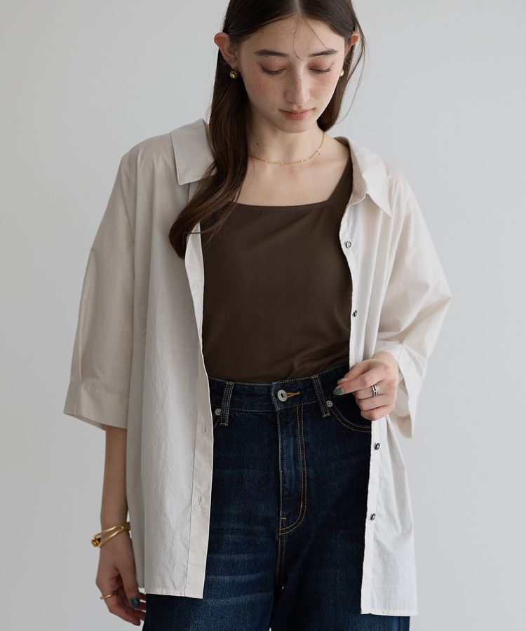 YECCA VECCA「2wayリボンドルマンシャツ」|シャツ・ブラウス|