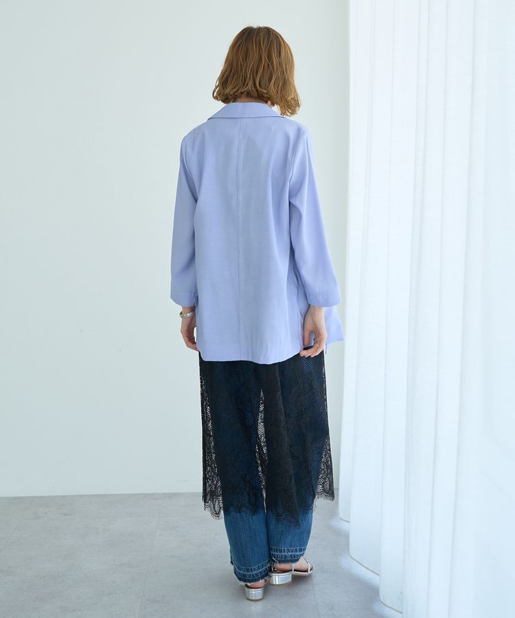 YECCA VECCA「【接触冷感】COOLシャツテーラードジャケット」|テーラードジャケット|