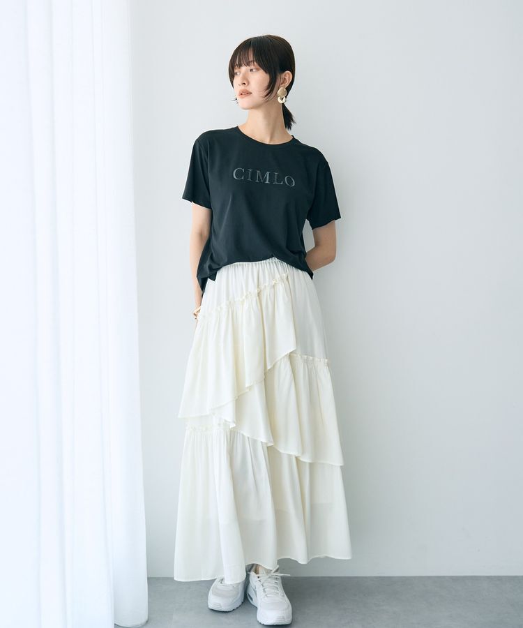 YECCA VECCA「スパンコールロゴTee」|Tシャツ・カットソー|