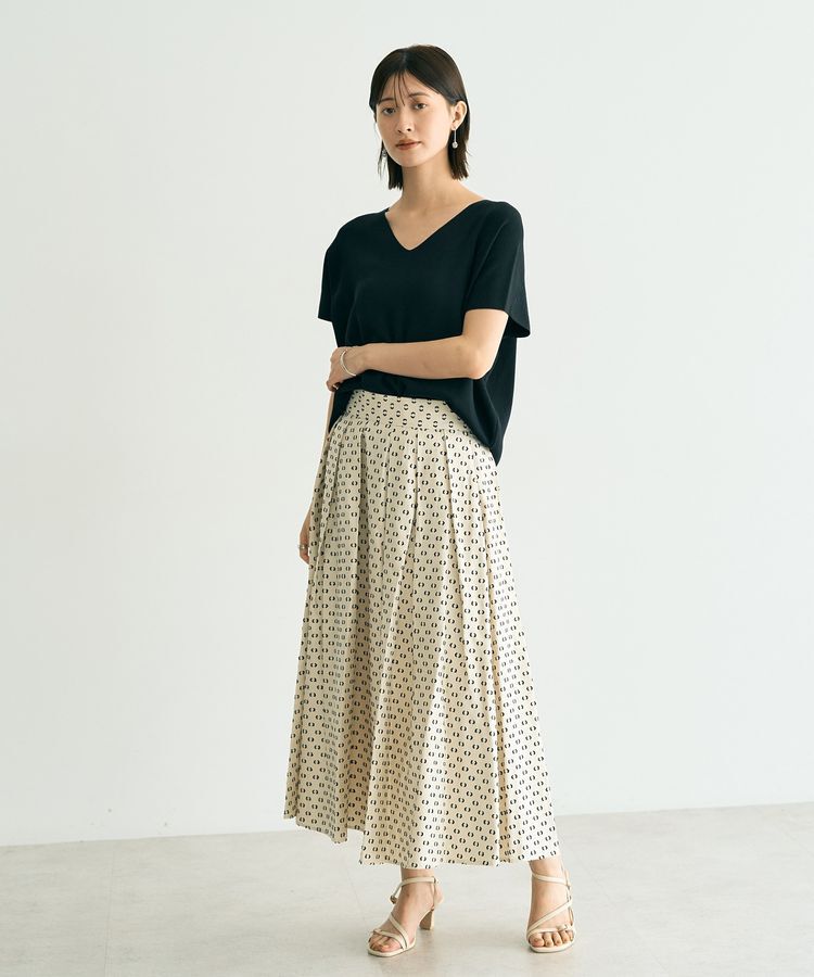 YECCA VECCA「Vネックドルマンニット」|ニット・セーター|