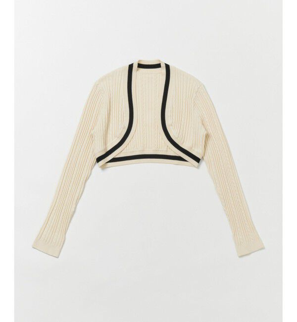 LOULOU WILLOUGHBY「【LOULOU WILLOUGHBY】ビスチェボレロニット」|その他|