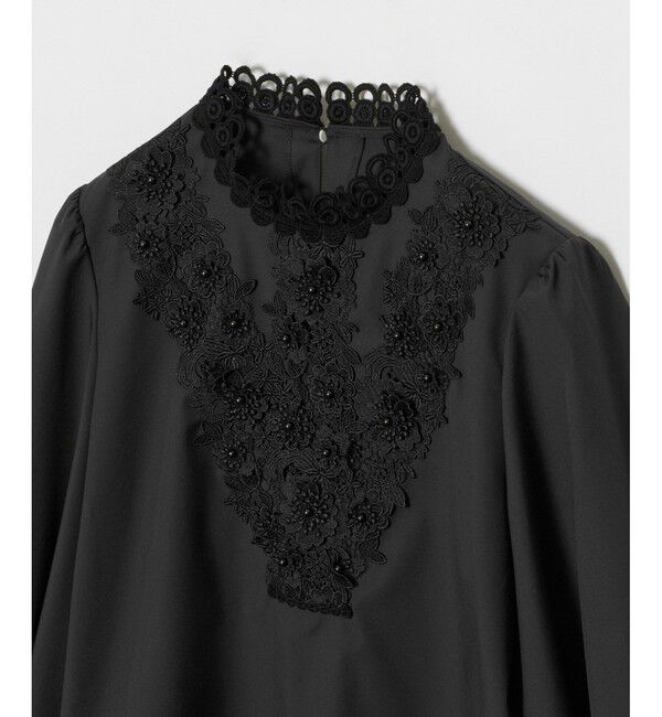 LOULOU WILLOUGHBY「【LOULOU WILLOUGHBY】レーストリムブラウス」|シャツ・ブラウス|