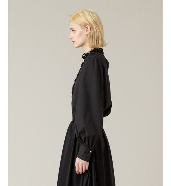 LOULOU WILLOUGHBY「【LOULOU WILLOUGHBY】レーストリムブラウス」|シャツ・ブラウス|