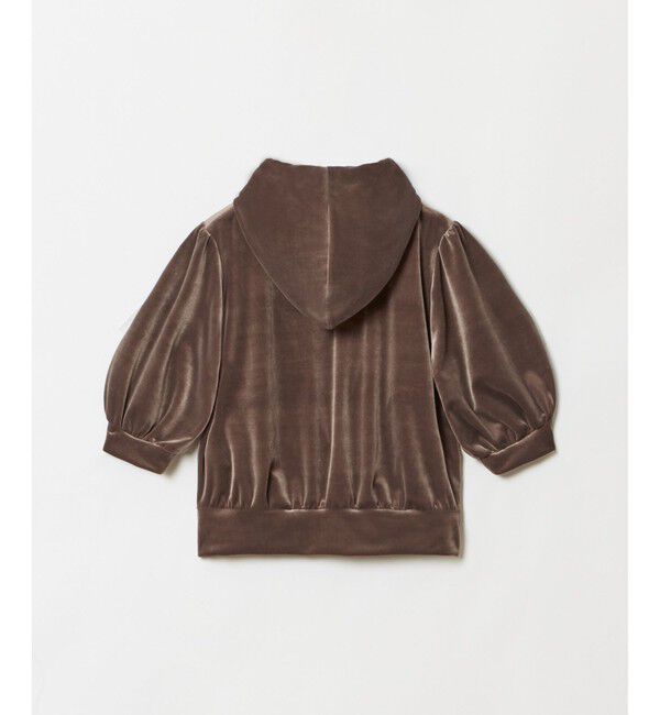 LOULOU WILLOUGHBY「【LOULOU WILLOUGHBY】ベロアプチフーディー」|パーカー|