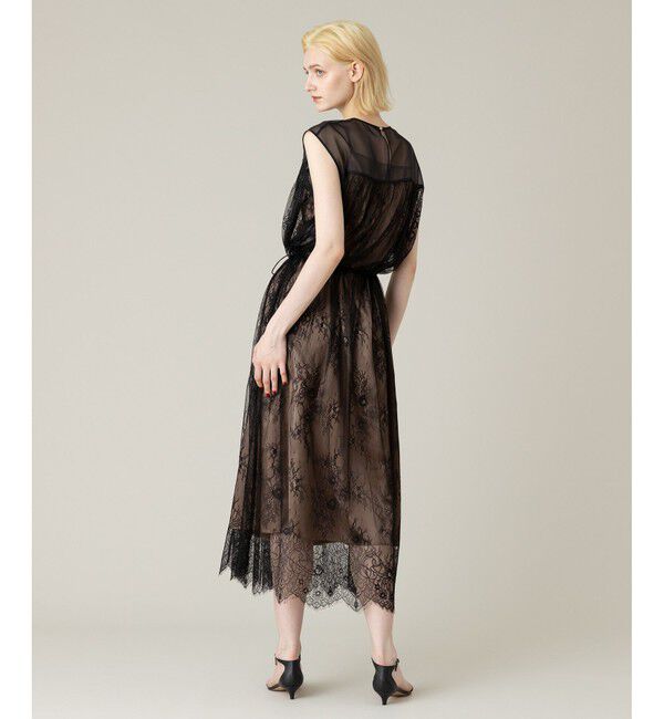 LOULOU WILLOUGHBY「【LOULOU WILLOUGHBY】レース切替ワンピース」|ワンピース|