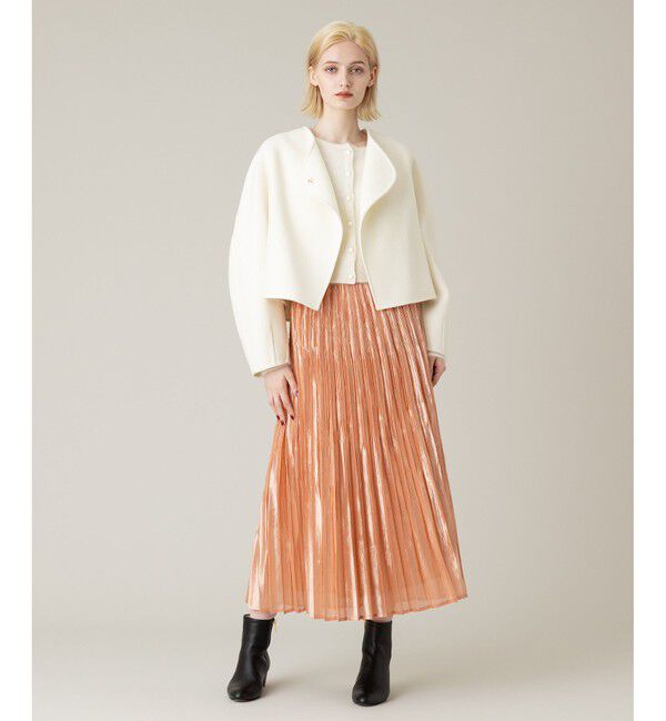 LOULOU WILLOUGHBY「【LOULOU WILLOUGHBY】グロッシーグラデプリーツスカート」|スカート|