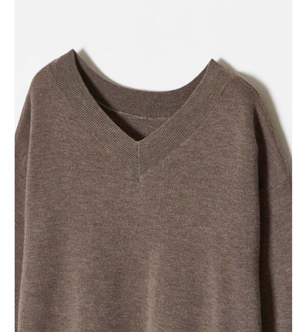 allureville「【セットアップ対応可能】ウールスムース2WAYネックプルオーバー」|ニット・セーター|