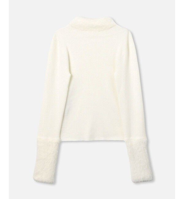 LOULOU WILLOUGHBY「◇【LOULOU WILLOUGHBY】ファーアクセントプルオーバー」|ニット・セーター|