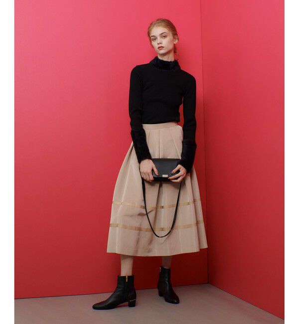 LOULOU WILLOUGHBY「◇【LOULOU WILLOUGHBY】ファーアクセントプルオーバー」|ニット・セーター|