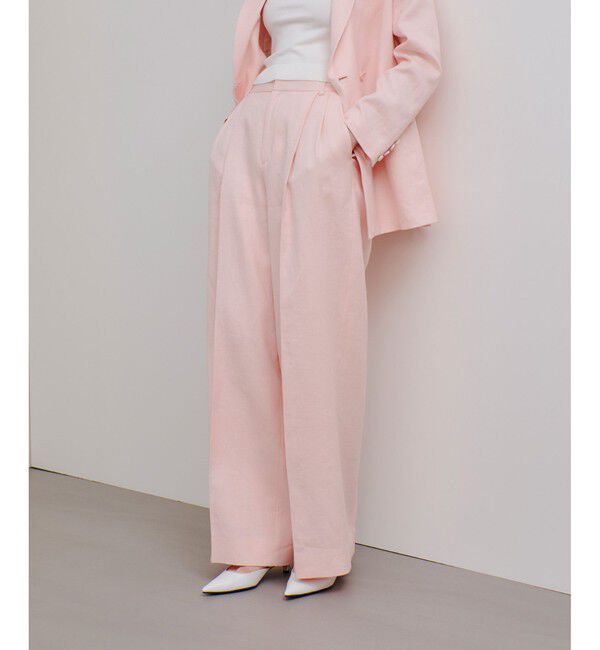 allureville「リオペルリネンダブルタックパンツ」|その他|