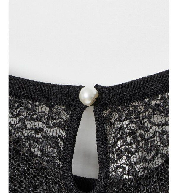 LOULOU WILLOUGHBY「【LOULOU WILLOUGHBY】レーシーニットビスチェプルオーバー」|ニット・セーター|