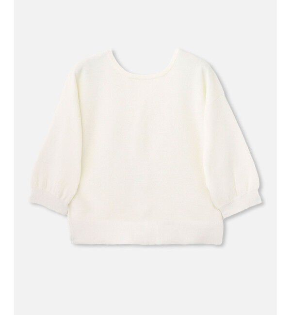 allureville「リネンシャーベット2WAY プルオーバー」|ニット・セーター|