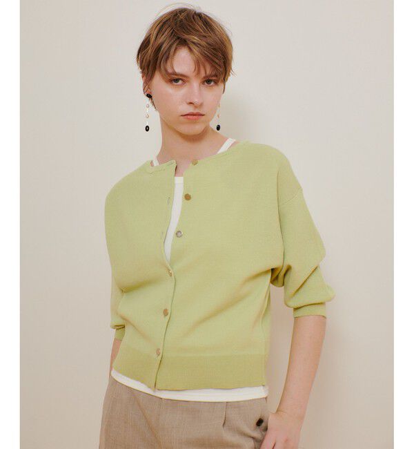 allureville「リネンシャーベット2WAY プルオーバー」|ニット・セーター|