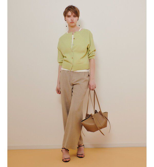 allureville「リネンシャーベット2WAY プルオーバー」|ニット・セーター|