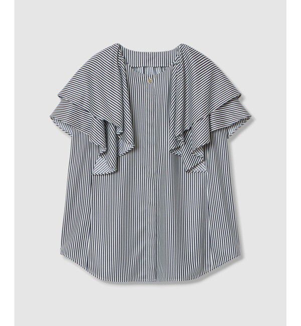 allureville「レイヤーラッフルスリーブブラウス」|シャツ・ブラウス|