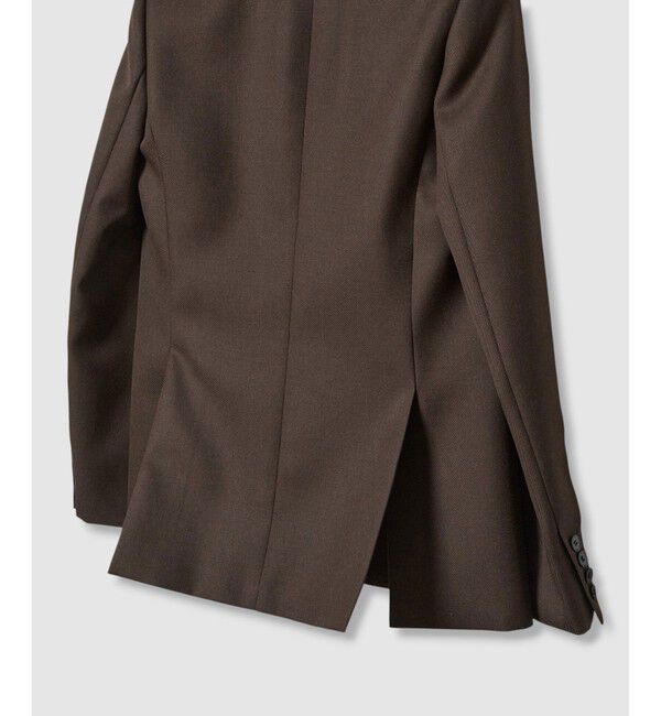 allureville「ウールサージノーカラージャケット」|その他|