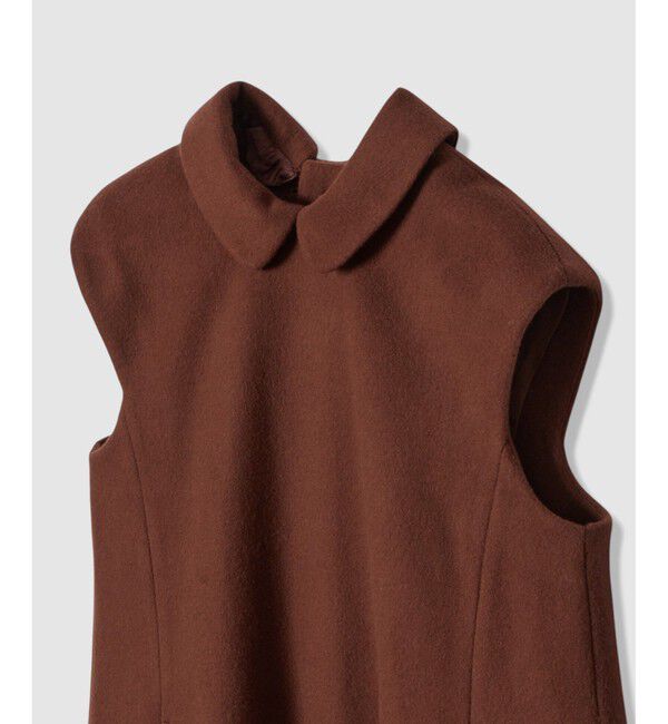 LOULOU WILLOUGHBY「【LOULOU WILLOUGHBY】ビーバーステンカラーワンピース」|ワンピース|