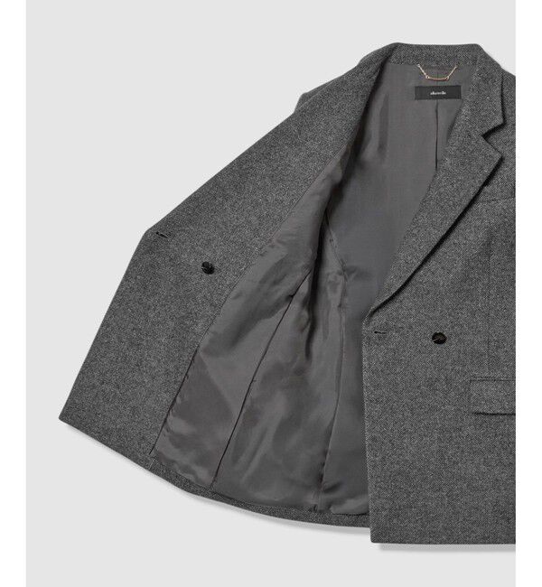 allureville「ツィードフラップポケットジャケット」|テーラードジャケット|