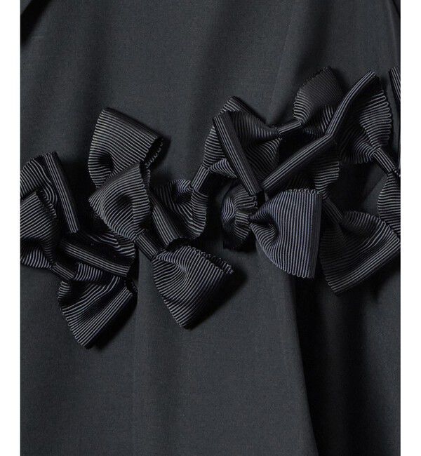 LOULOU WILLOUGHBY「【LOULOU WILLOUGHBY】メニーリボンパフスリーブシャツ」|シャツ・ブラウス|