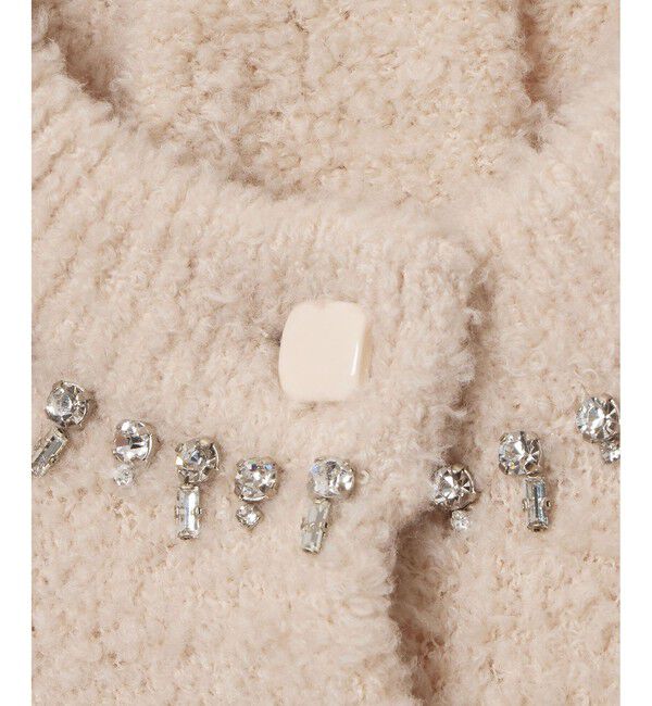 LOULOU WILLOUGHBY「【LOULOU WILLOUGHBY】フラワーズエンブロイダリーカーディガン」|カーディガン|