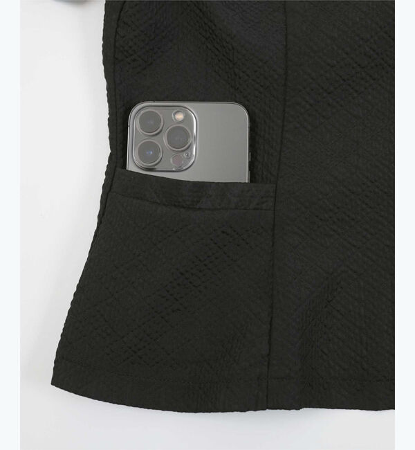 ur's「【yukiさんコラボアイテム】ふくれジャガードパフスリーブブラウス」|シャツ・ブラウス|