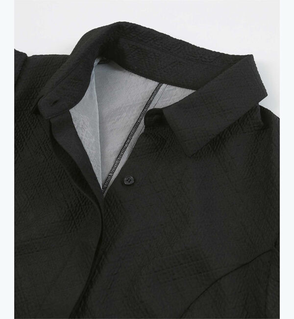 ur's「【yukiさんコラボアイテム】ふくれジャガードパフスリーブブラウス」|シャツ・ブラウス|