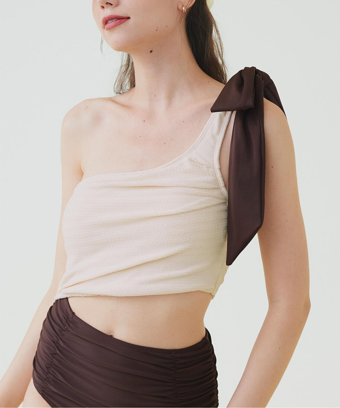 SEA DRESS「ワンショルダーカットアウトワンピース」|ビキニ|