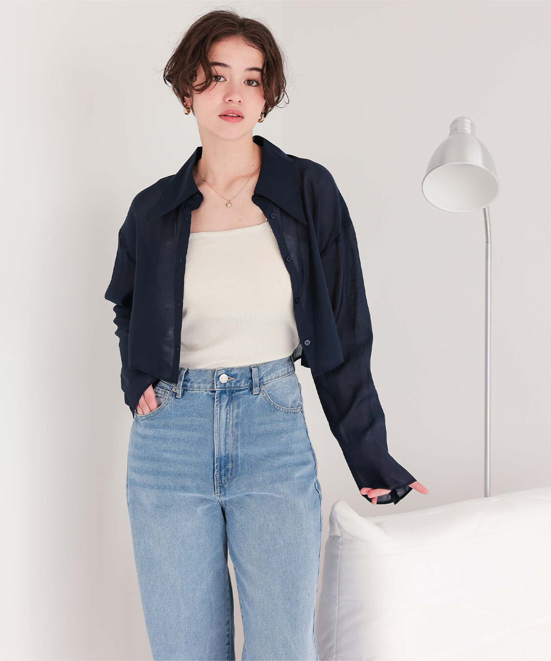 titivate「カップ付きダブルストラップキャミソール」|キャミソール|