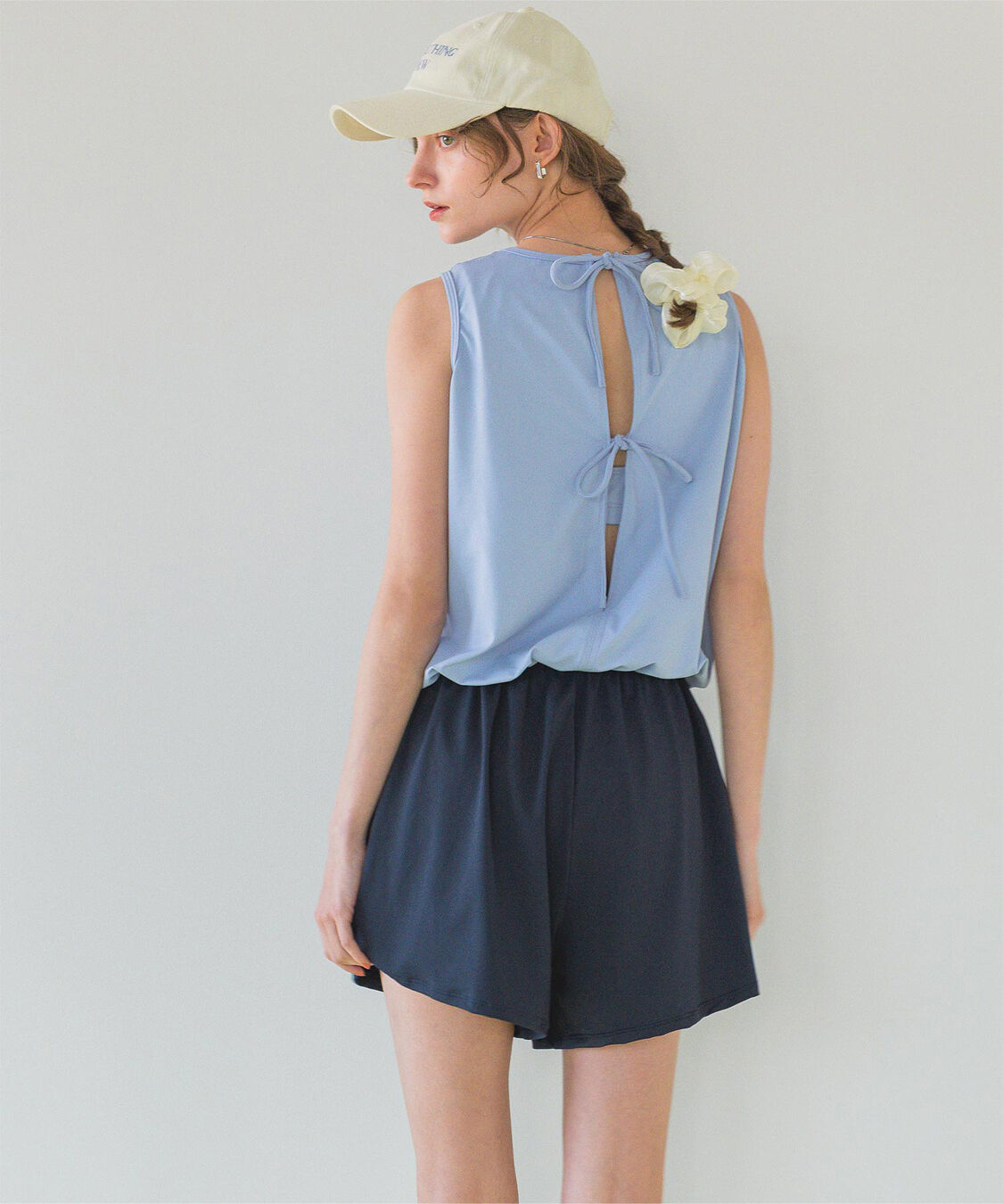 SEA DRESS「ﾊﾞｯｸﾘﾎﾞﾝﾉｰｽﾘｰﾌﾞｵｰﾙｲﾝﾜﾝ/水着」|コンビネゾン|