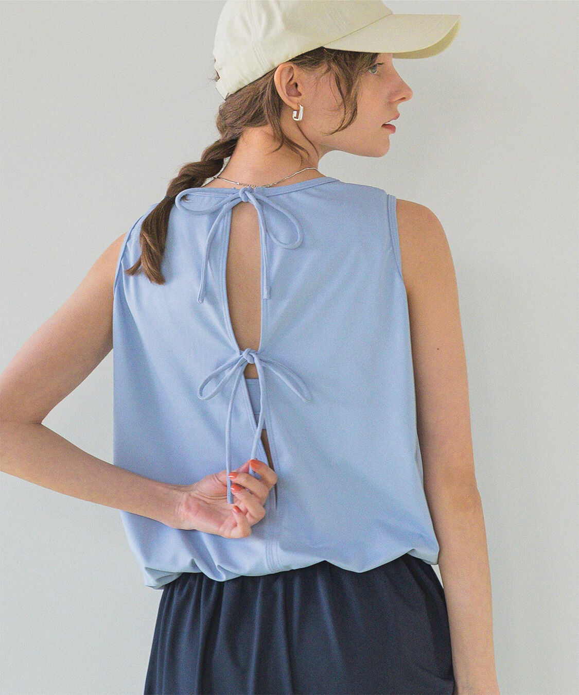 SEA DRESS「ﾊﾞｯｸﾘﾎﾞﾝﾉｰｽﾘｰﾌﾞｵｰﾙｲﾝﾜﾝ/水着」|コンビネゾン|