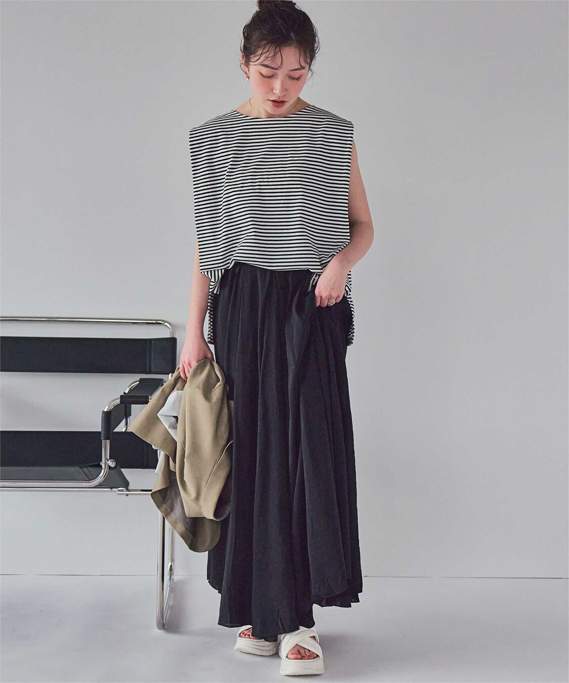 titivate「クロスパデットサンダル」|サンダル|