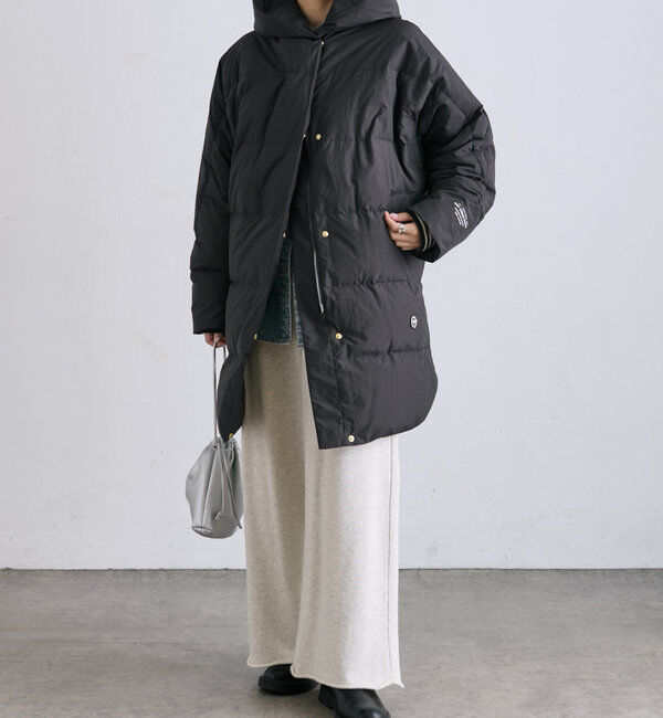  「【軽くて暖かいが叶う♪】フレンチダックダウンフードコート」|ダウン|