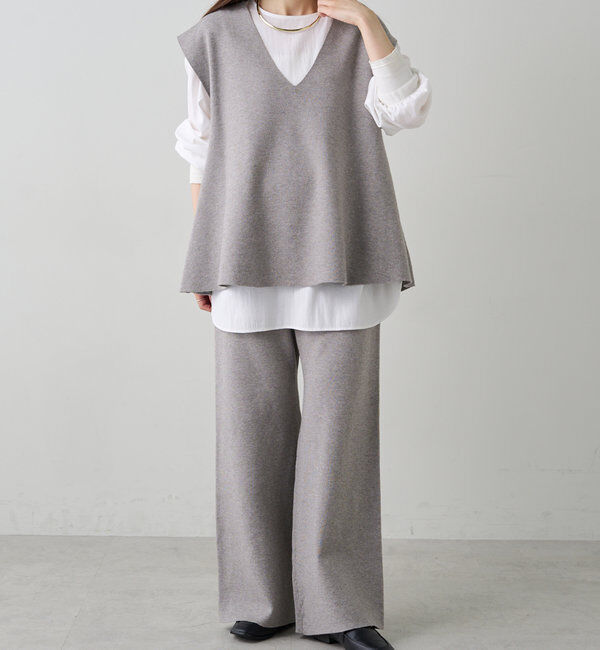  「ミラノリブニットフレアパンツ」|その他|