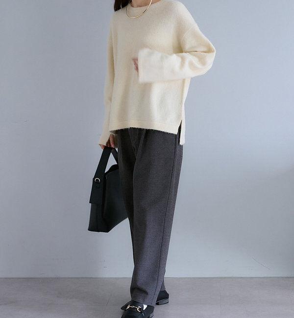  「【Du noir】FOX混袖口スリットニット」|ニット・セーター|