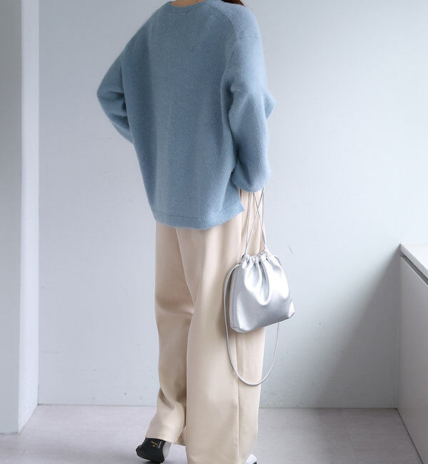  「【Du noir】FOX混袖口スリットニット」|ニット・セーター|