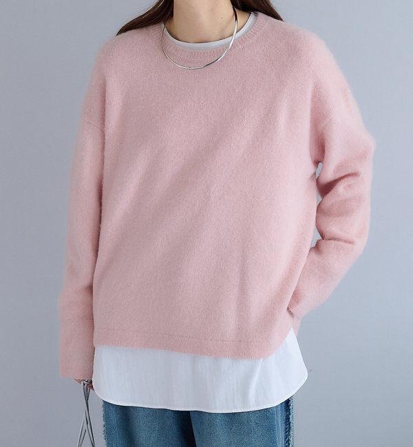  「【Du noir】FOX混袖口スリットニット」|ニット・セーター|