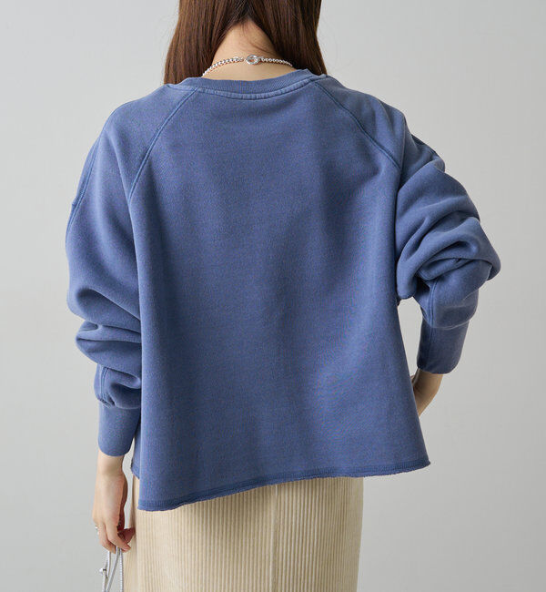  「ヴィンテージライクスペースプリント裏起毛スウェット」|プルオーバー|