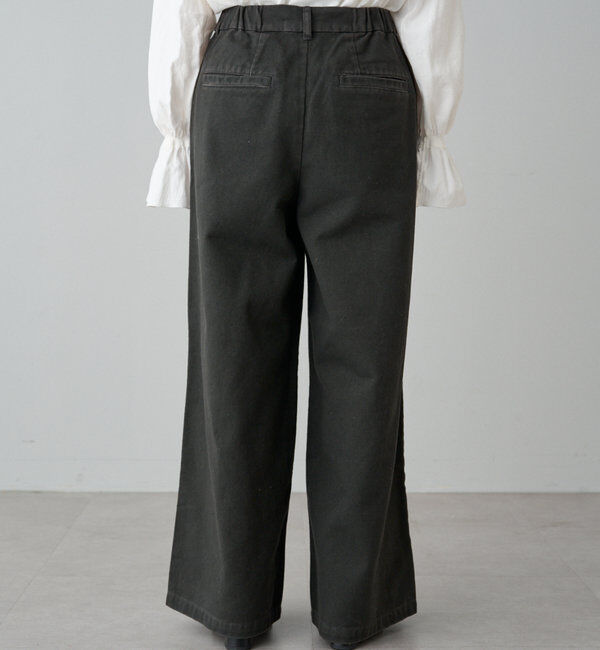  「カツラギ起毛ワンタックワイドパンツ」|その他|