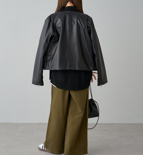  「カツラギ起毛ワンタックワイドパンツ」|その他|