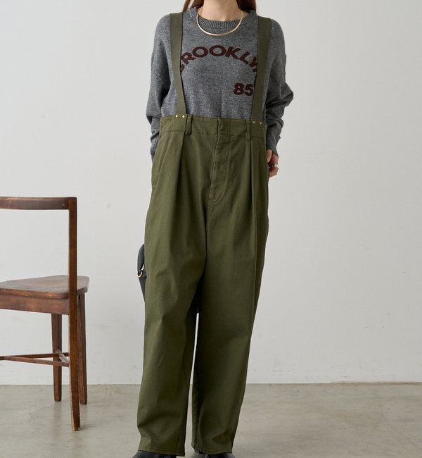  「ピーチ起毛サスペンダー付きパンツ」|その他|